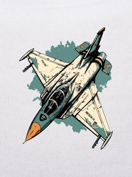 Blue storm plane