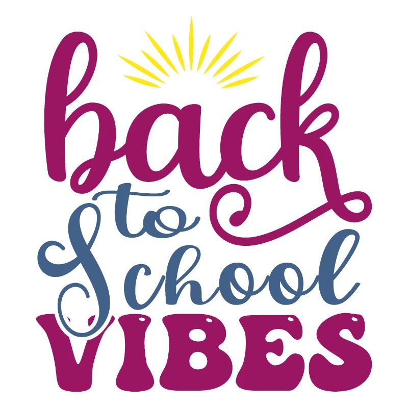 back to school vibes, Schulbeginn Schulanfang Fun