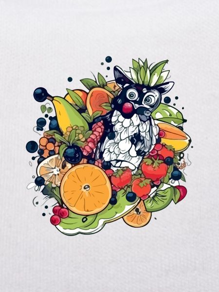 Owl in fruit