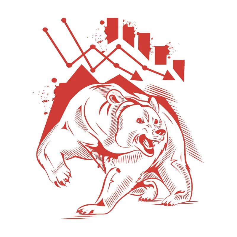 Bearish red