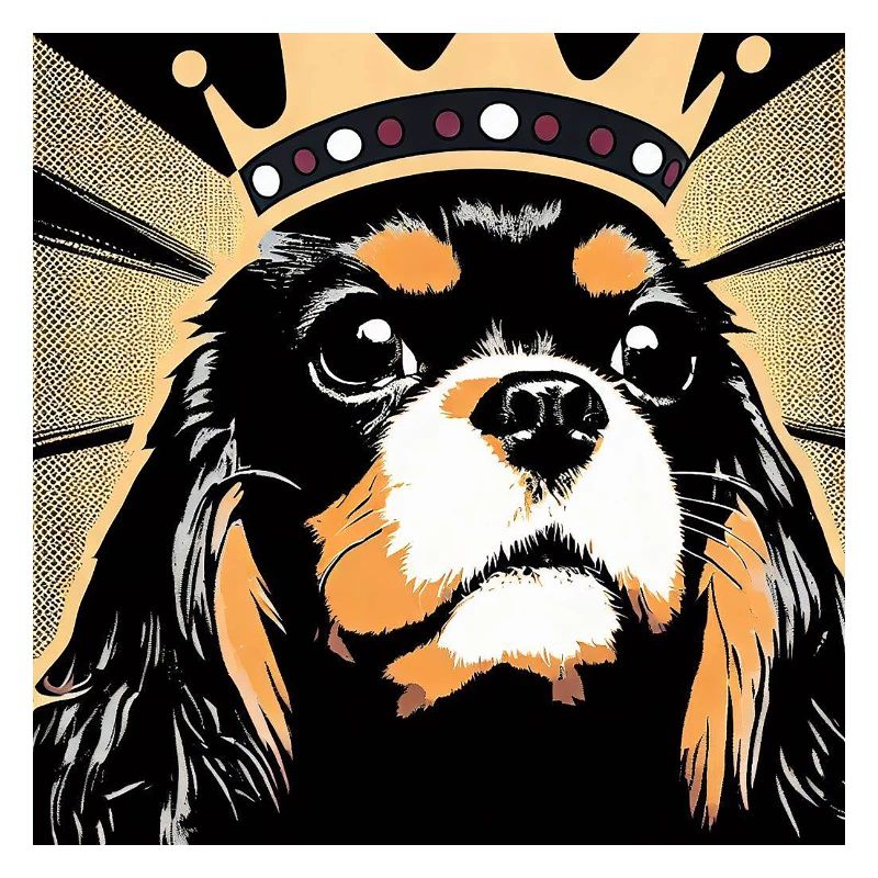 Cavalier King Charles Spaniel pop art