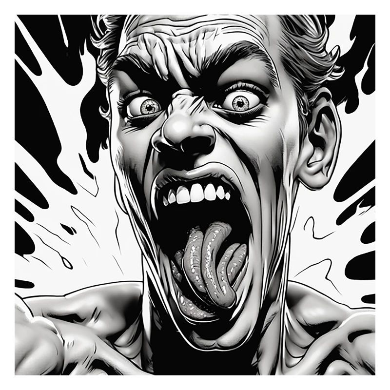 Hallucinated man