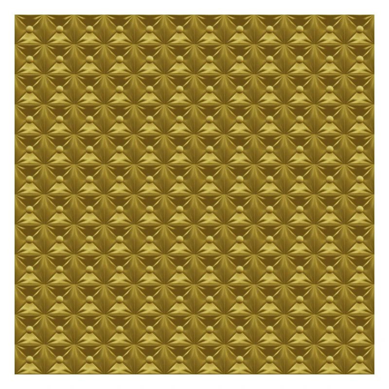 Diamond Tufting pattern Gold