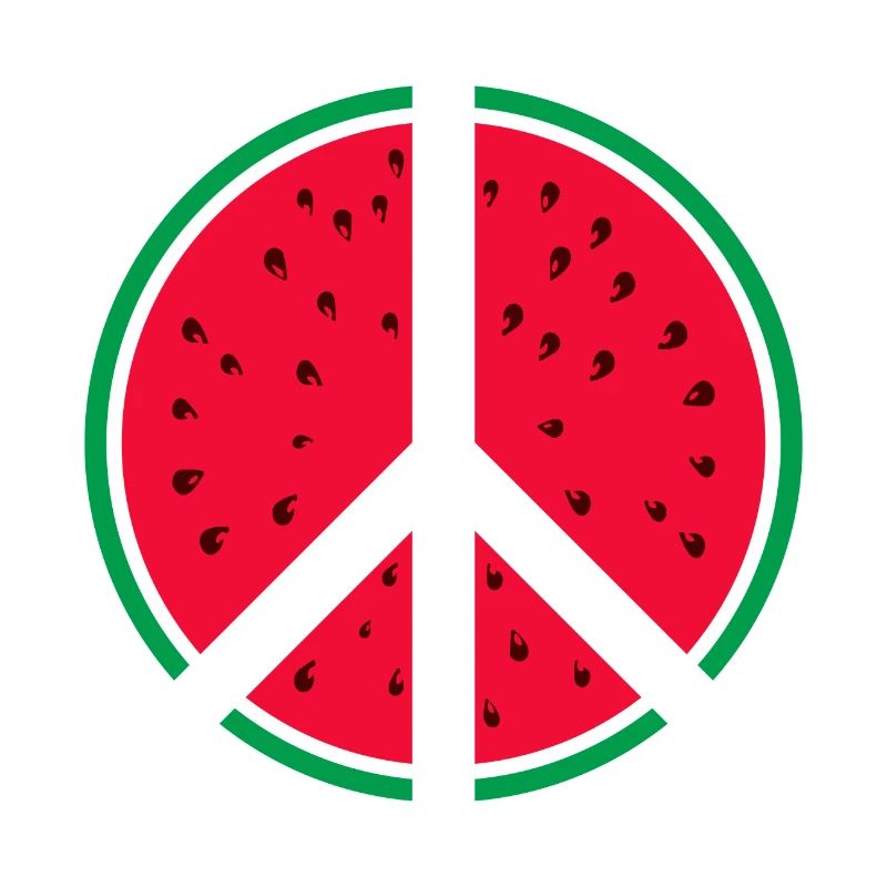 Signe de paix pastèque
