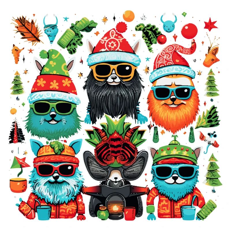 Pull de Noël moche -