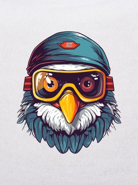Adler Winter Schnee