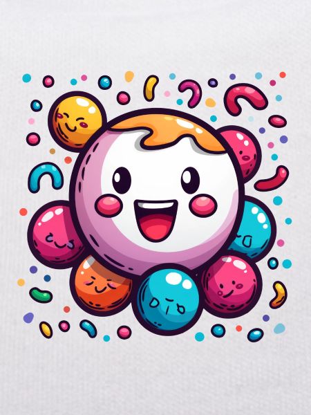 Carnival joy with confetti