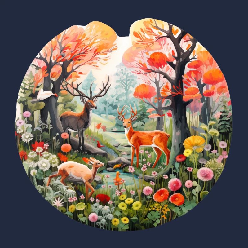 Spring Forest Scene
