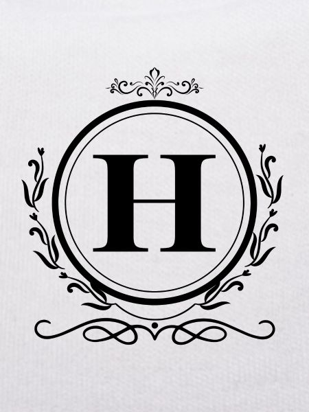 Buchstabe H Dekoration