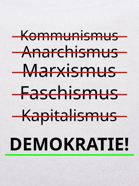 GEGEN ismus auch Anarchismus