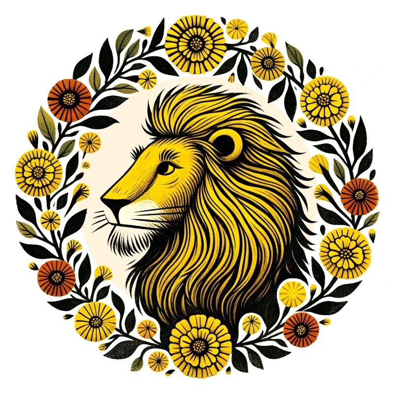Ringelblume Löwe Löwe