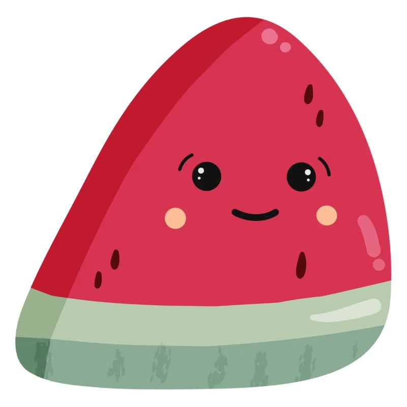 Pastèque Kawaii
