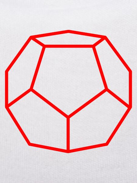 red dodecahedron