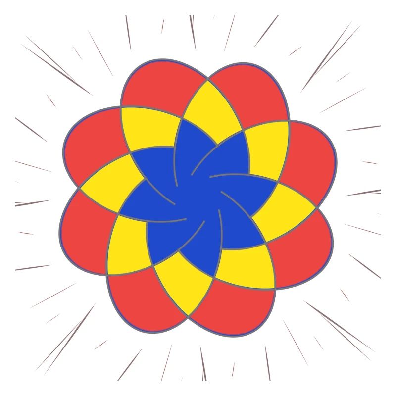 Abstract with a pattern