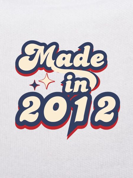Made in 2012 retro