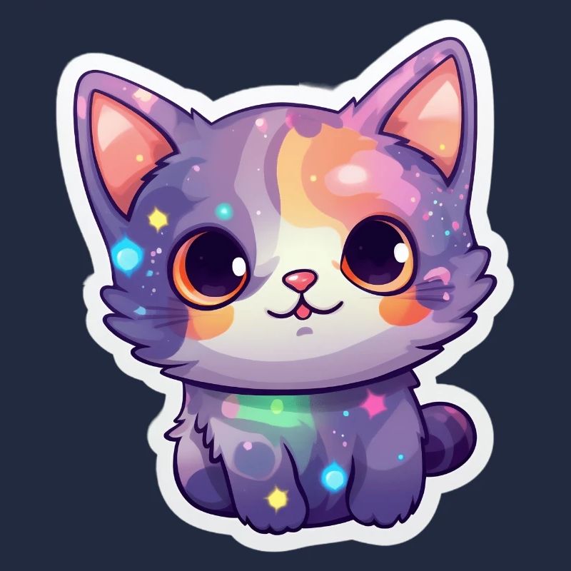 Un mignon petit chat dans l’espace