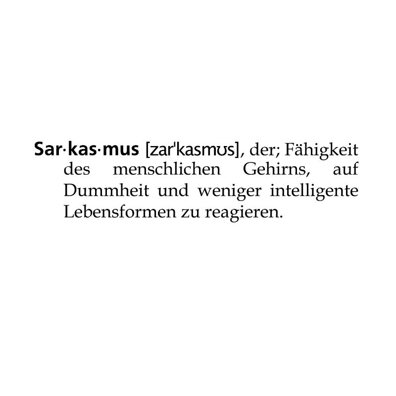 Sarkasmus - Definition