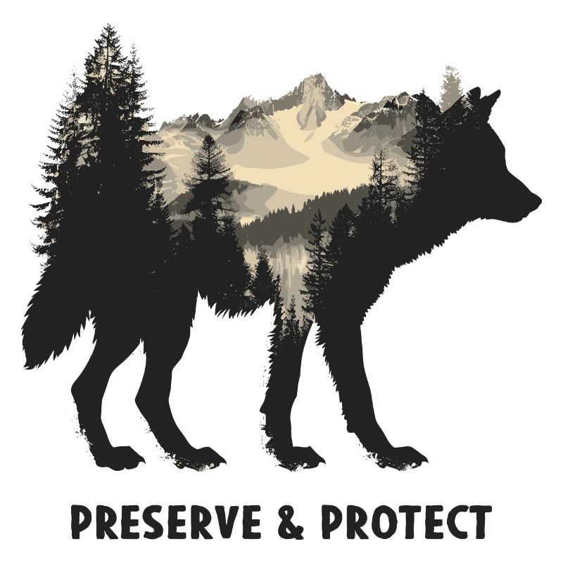 Wolf Wolves Wilderness Howl Forest Preserve & Protect