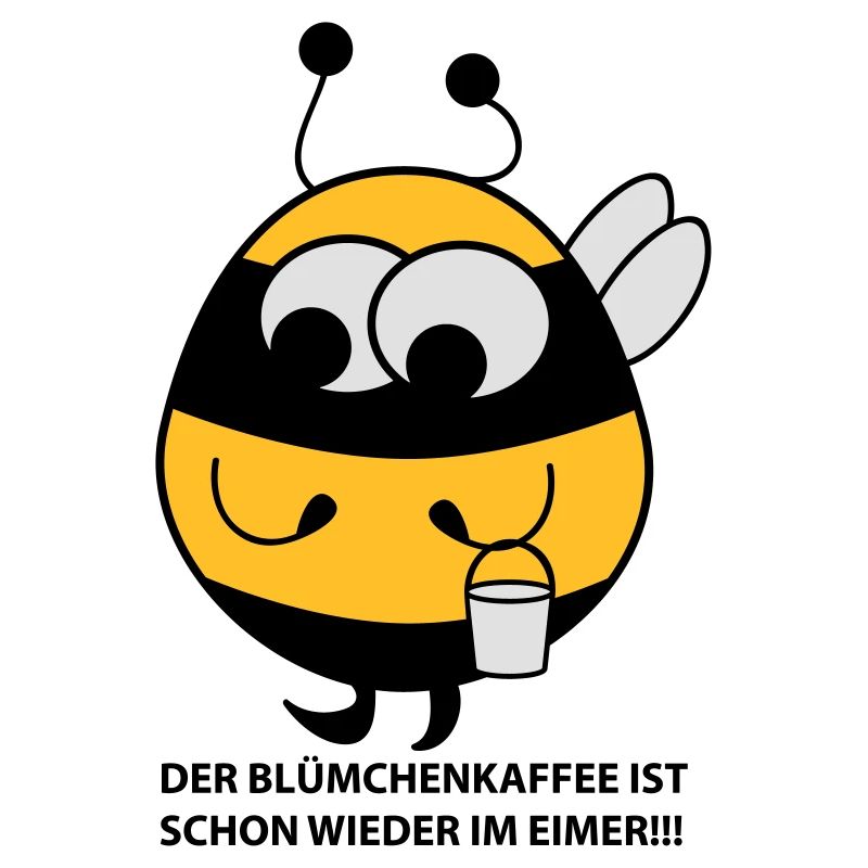 Biene mit Eimer