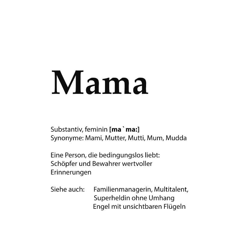 Mama Bedeutung