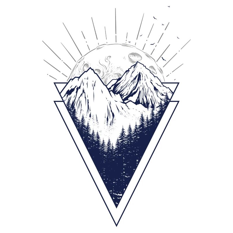 Moonlit Peaks Triangle