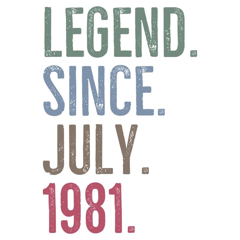 Legende seit Juli 1981