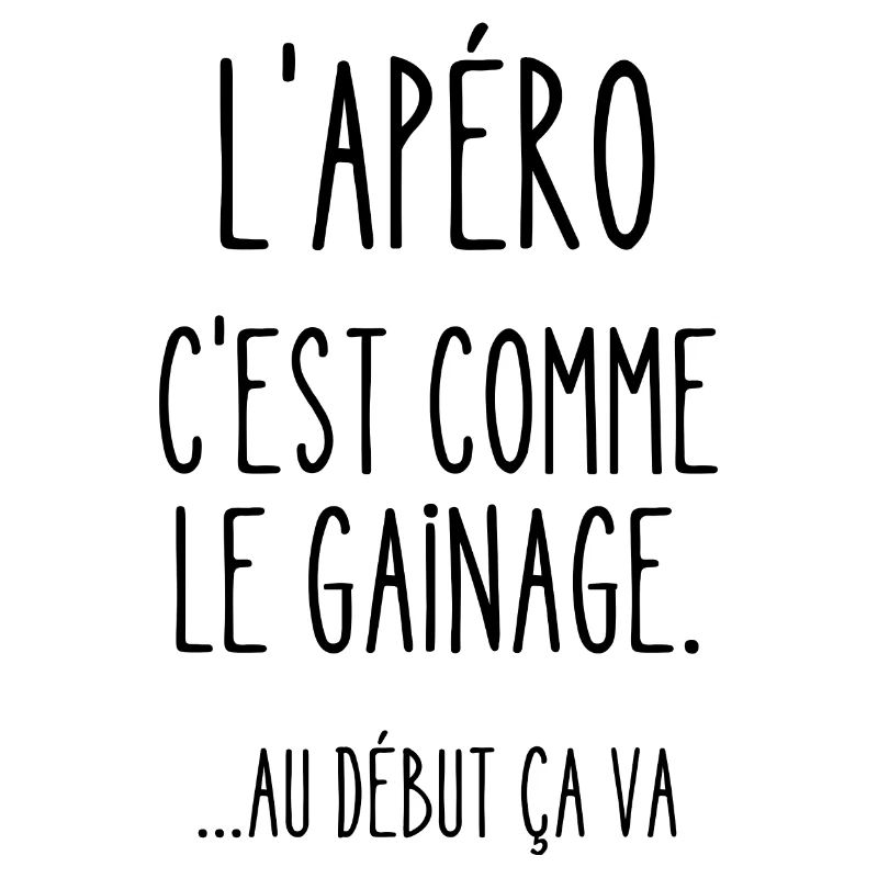 l'apéro c'est comme le gainage