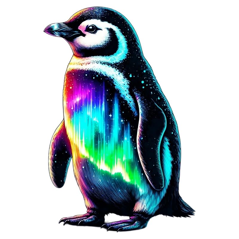 Aurora Borealis Pinguin
