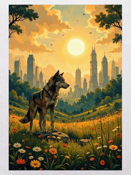 Das Bild des Wolfes
