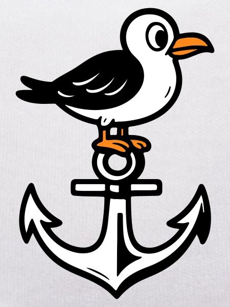 Seagull Anchor Comic