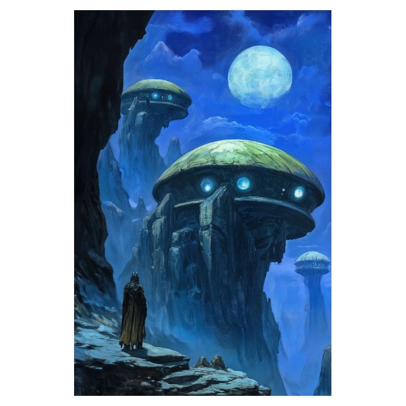 Science-Fiction-Landschaft