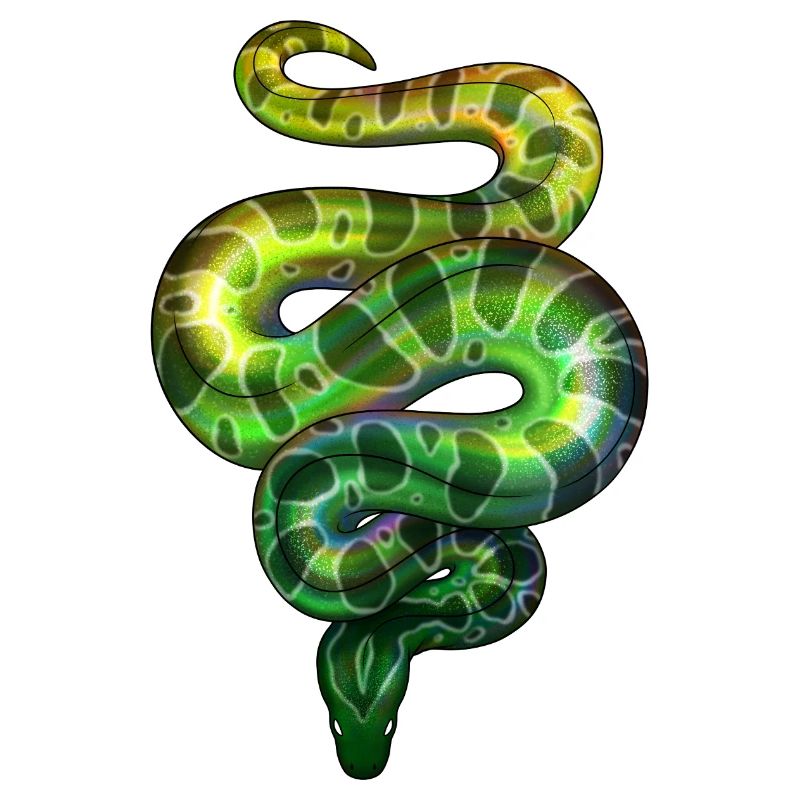 Néon Snake Green