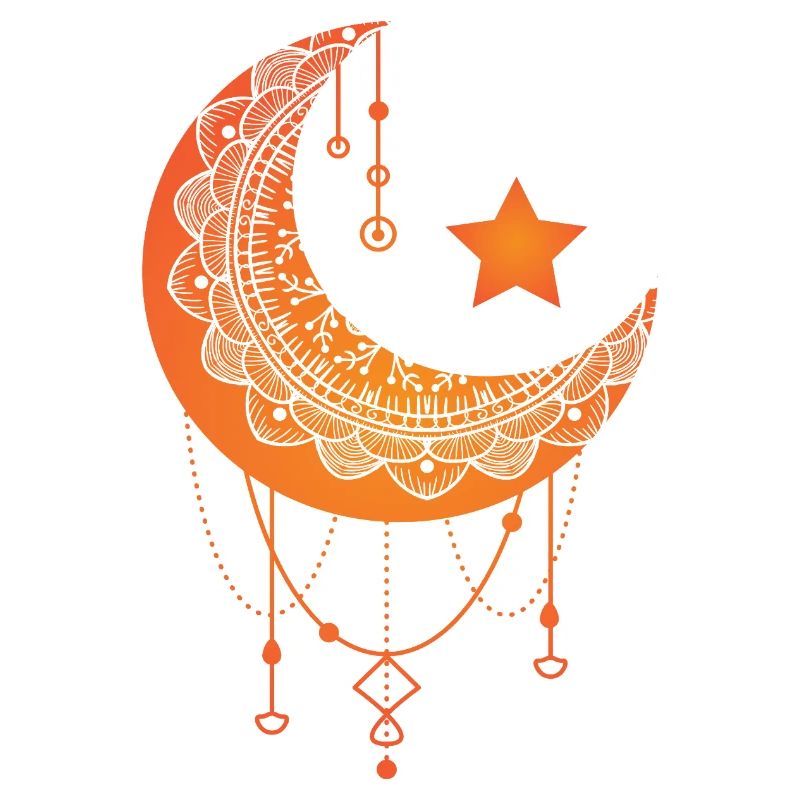 Moon Crescent Moon Crescent Moon Crescent Moon Star