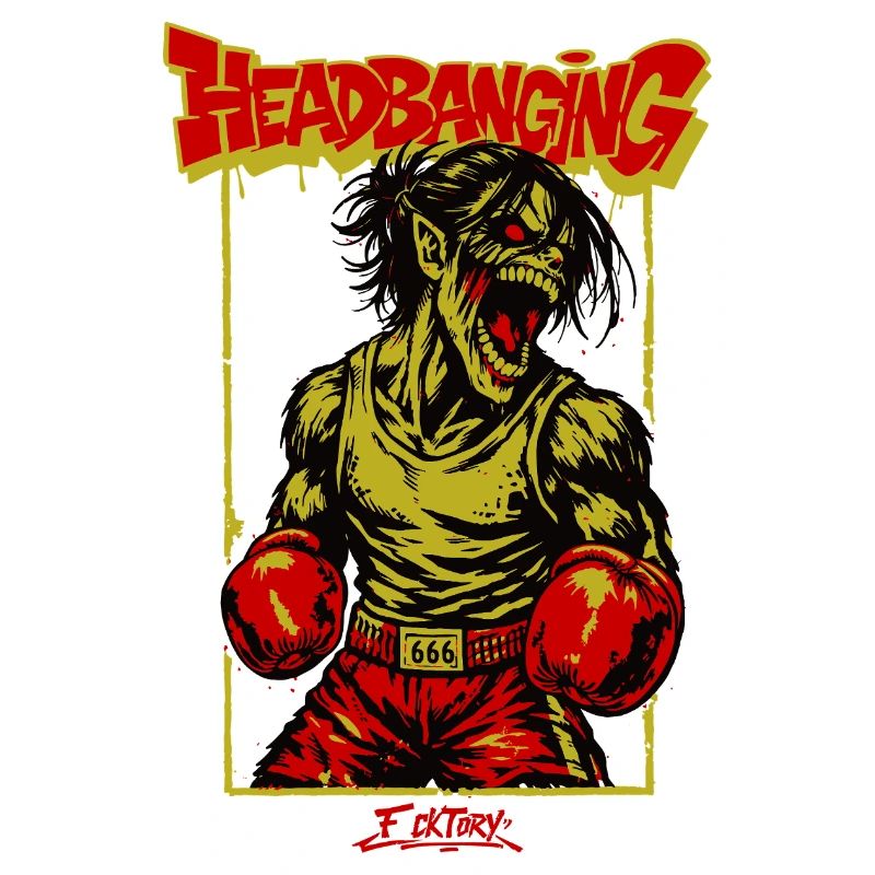 Zombie Boxer Headbanging