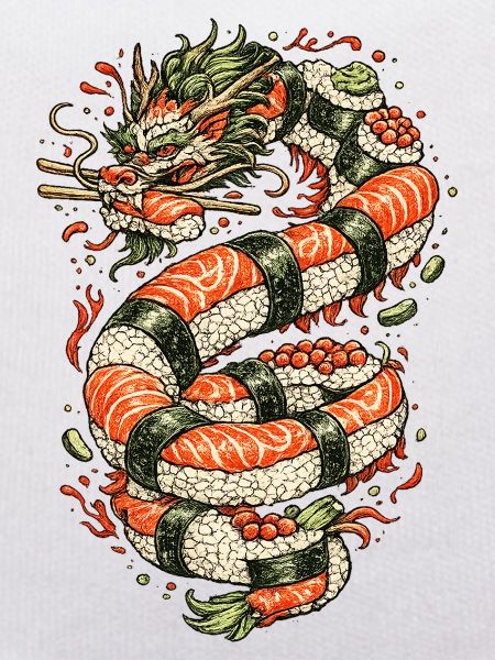 Dragon Sushi Coil