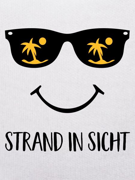 Strand in Sicht
