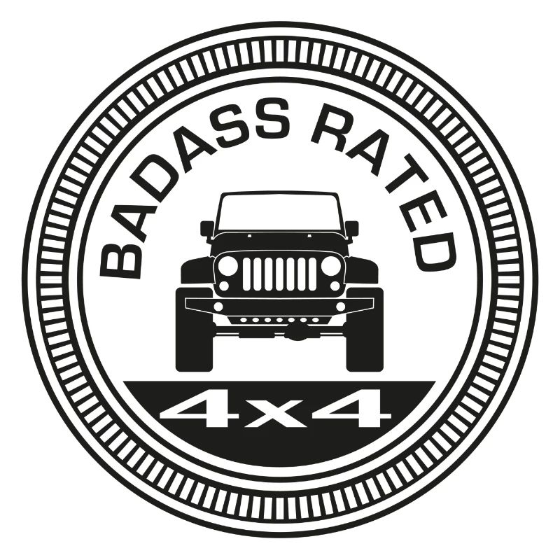 Les autocollants «notés»: notés Badass