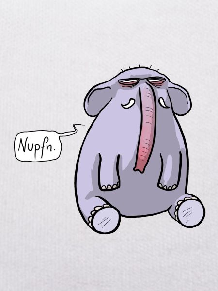 Elefant Schnupfen