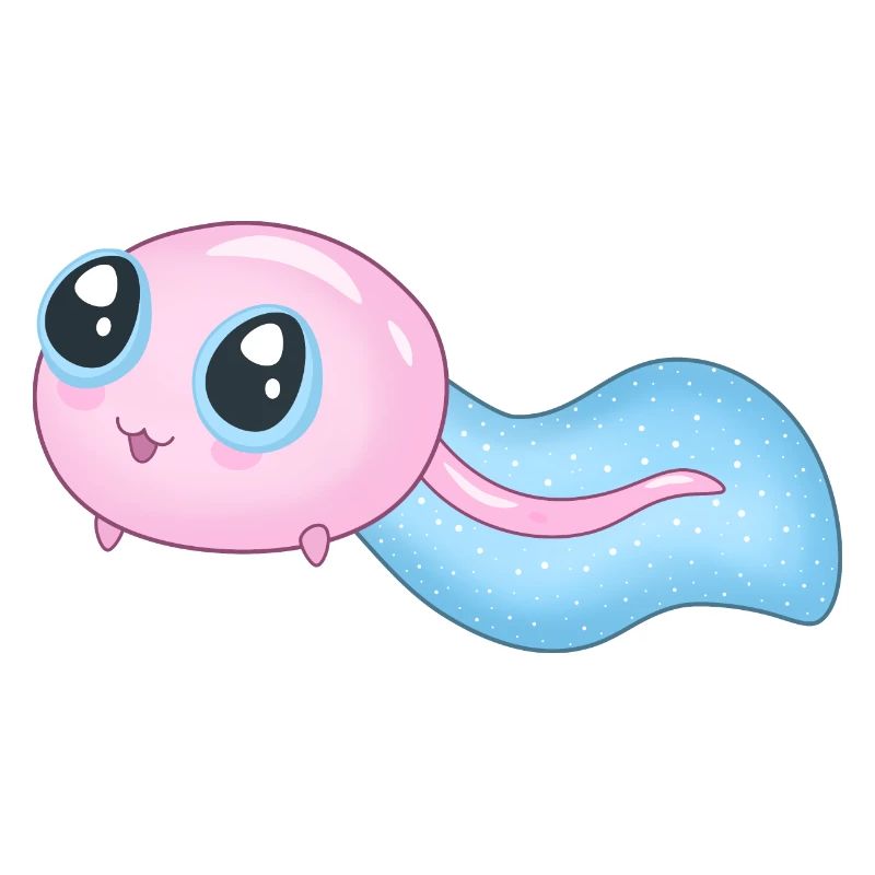 Mignon têtard cyan