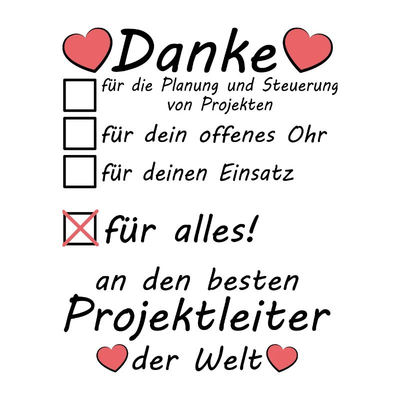Beste Projektleiter Danke Dankeschön zum Abschied