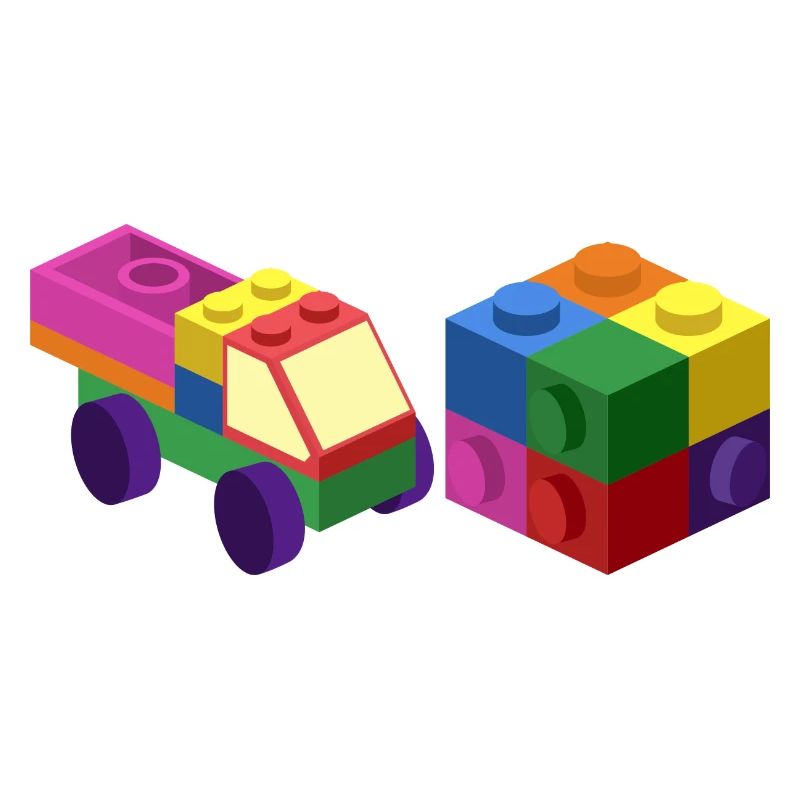Master Builder Brick master Block Cub Car Toys Papa