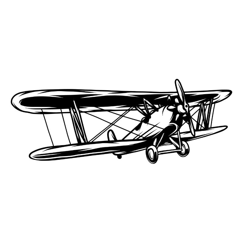Doppeldecker Flugzeug