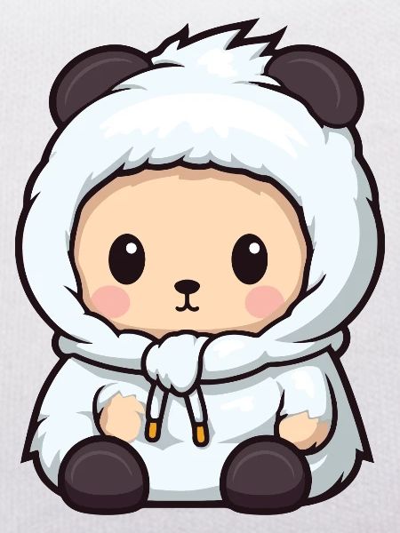 Eisbär Winter Polar Bär Comic