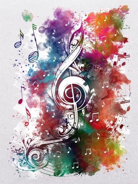 Violin music key