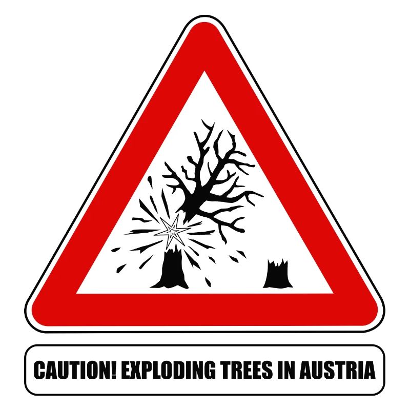 explodierende bäume,  exploding trees Austria