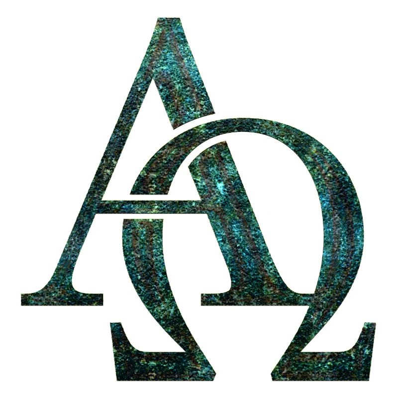 Symbol beginning end Alpha Omega God Christian