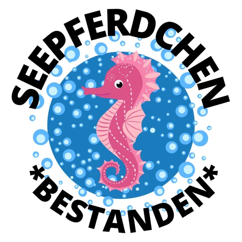 Seepferdchen, "abzeichen" , "schwimmabzeichen"
