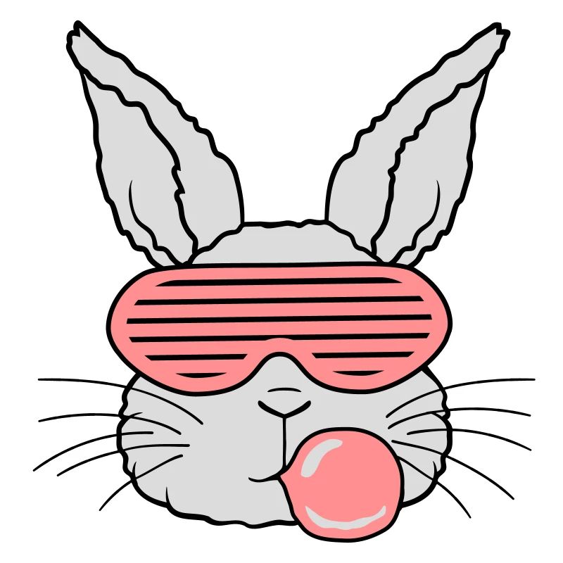Chewing gum bubble cool
