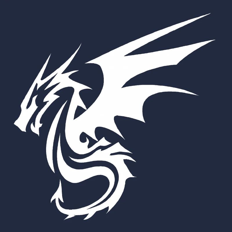 Weißer Drache