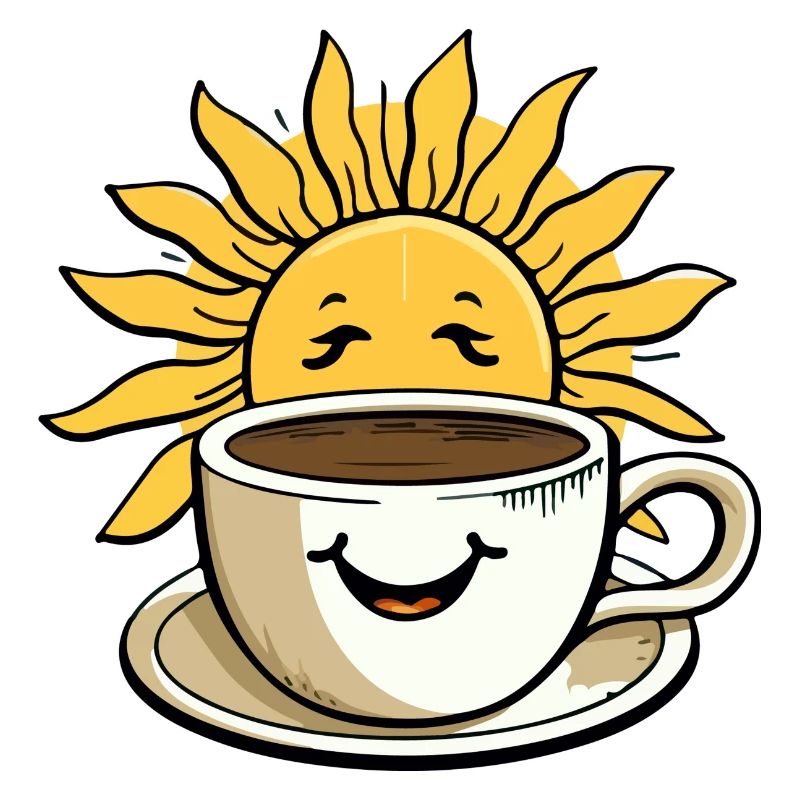 Morgensonne und Kaffee